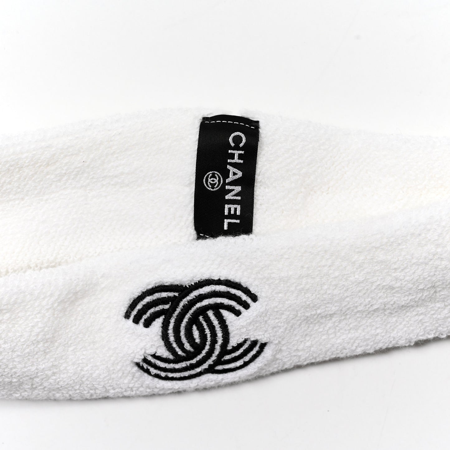 Terry Cotton CC Sports Set Towel Black White