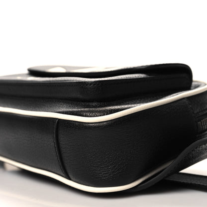Gucci X ADIDAS Textured Dollar Calfskin Belt Bag Black 10 of 10