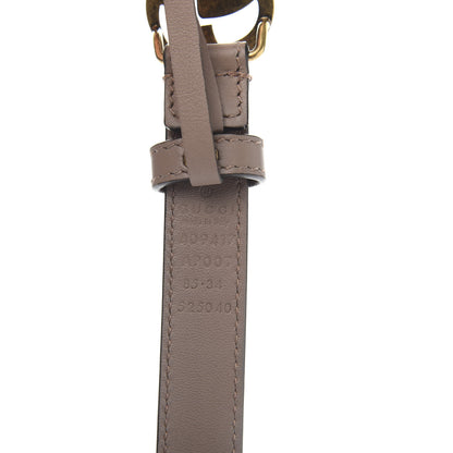 Gucci Calfskin Double G 20mm Belt 85 34 Porcelain Rose 5 of 6