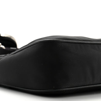 Prada Nylon Re-Edition 2005 Shoulder Bag Black 8 of 9