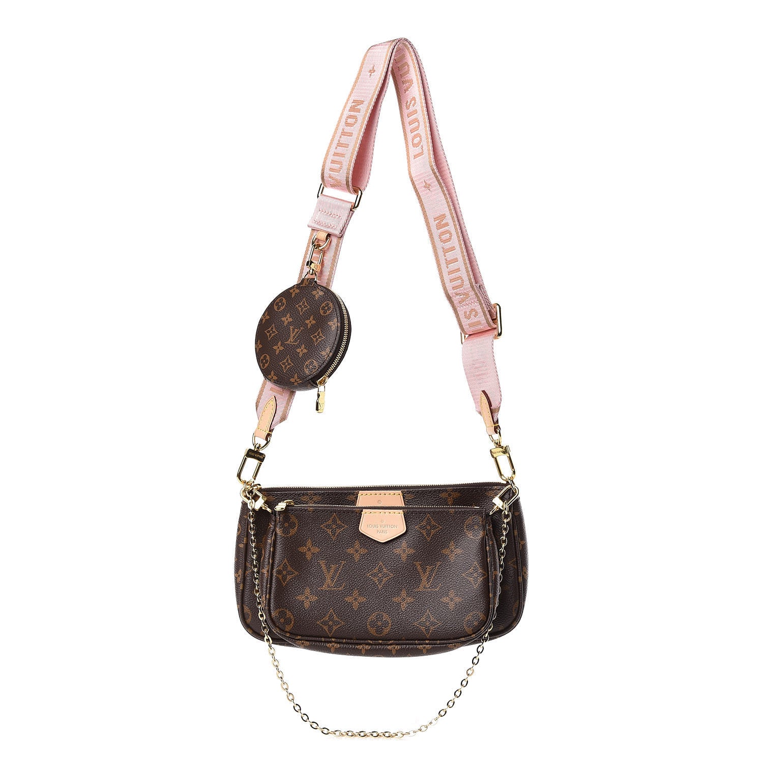 Louis Vuitton Monogram Multi Pochette Accessories Rose Clair 1 of 17