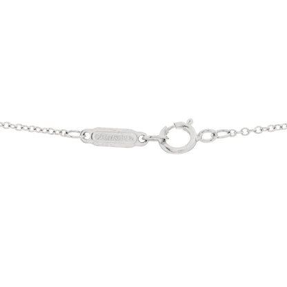 Tiffany 18K White Gold Diamond Metro Cross Pendant Necklace 3 of 3