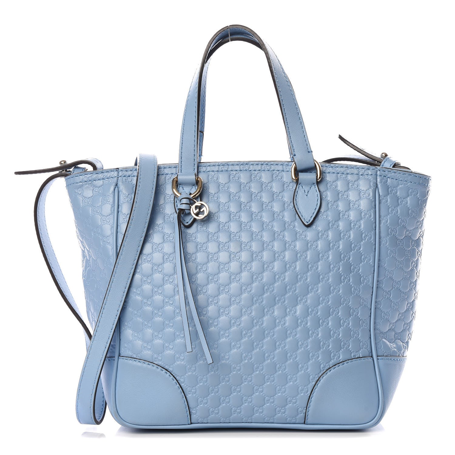Gucci Microguccissima Small Bree Tote Mineral Blue 1 of 11