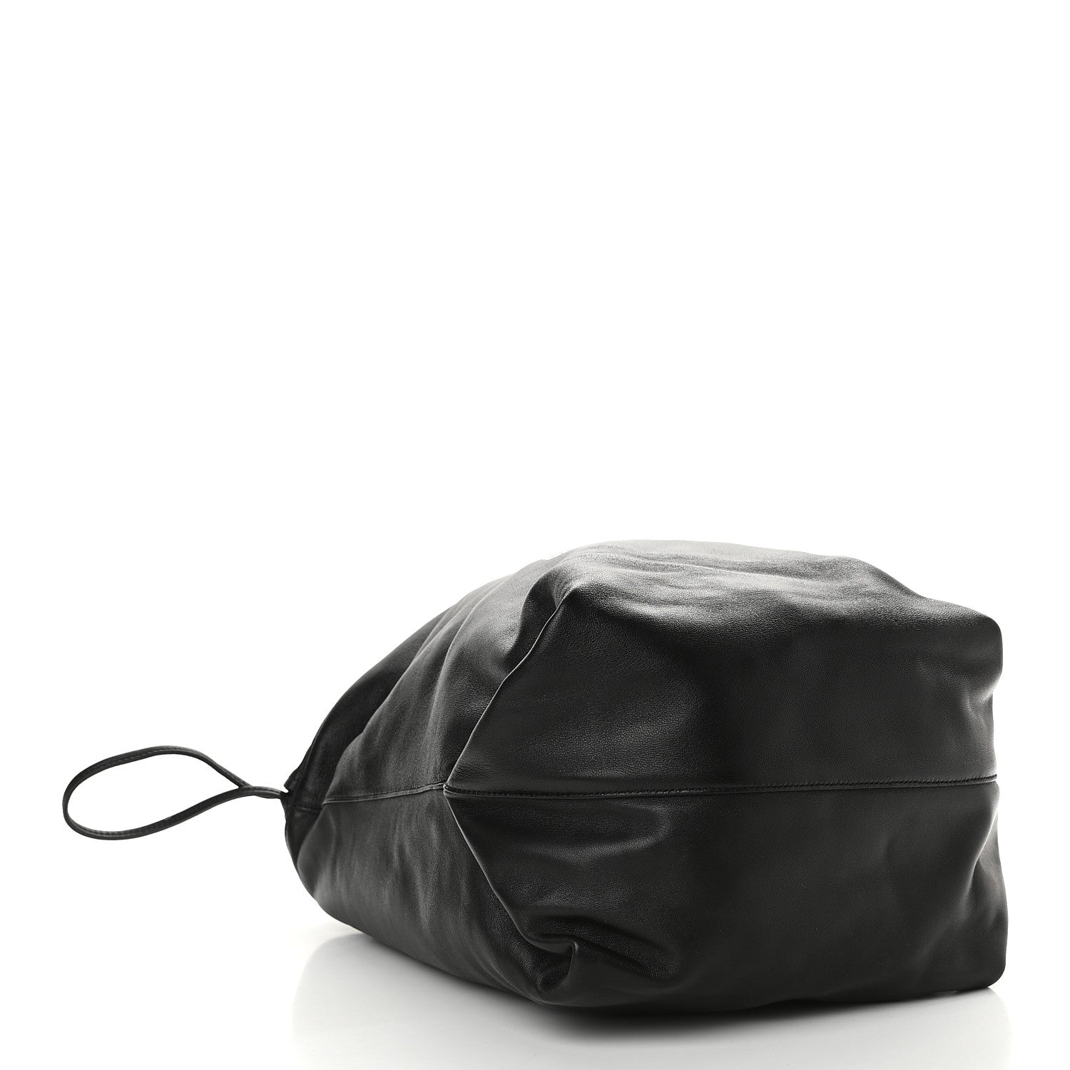 Saint Laurent Lambskin Teddy Bucket Bag Black 5 of 8