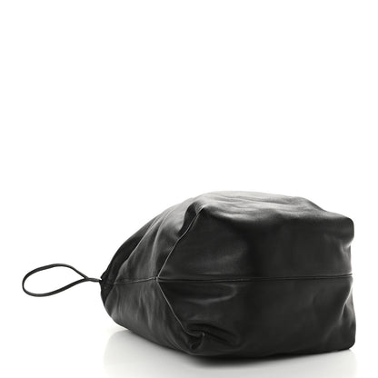 Saint Laurent Lambskin Teddy Bucket Bag Black 5 of 8