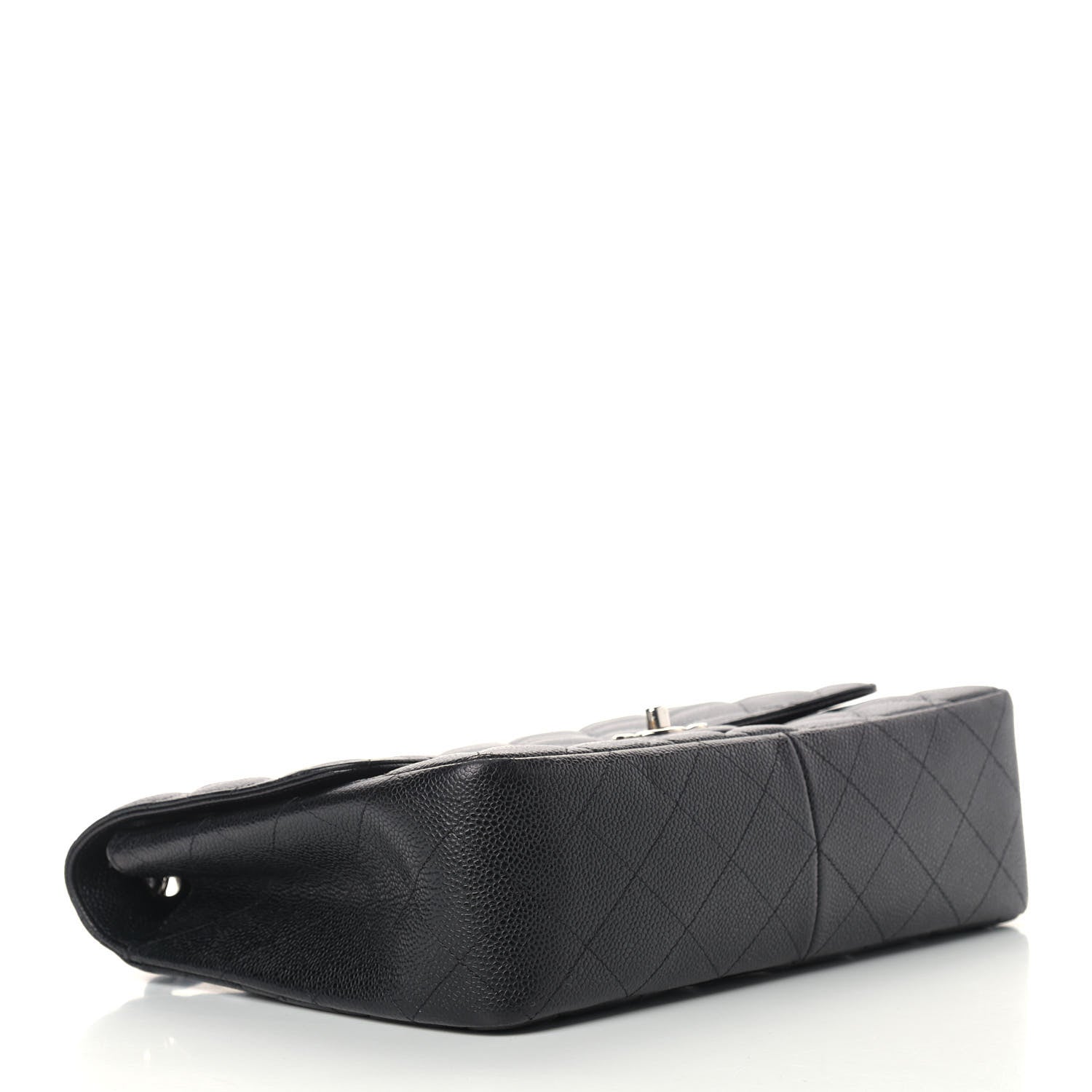 Chanel Caviar Quilted Jumbo Single Flap Black 4 of 12