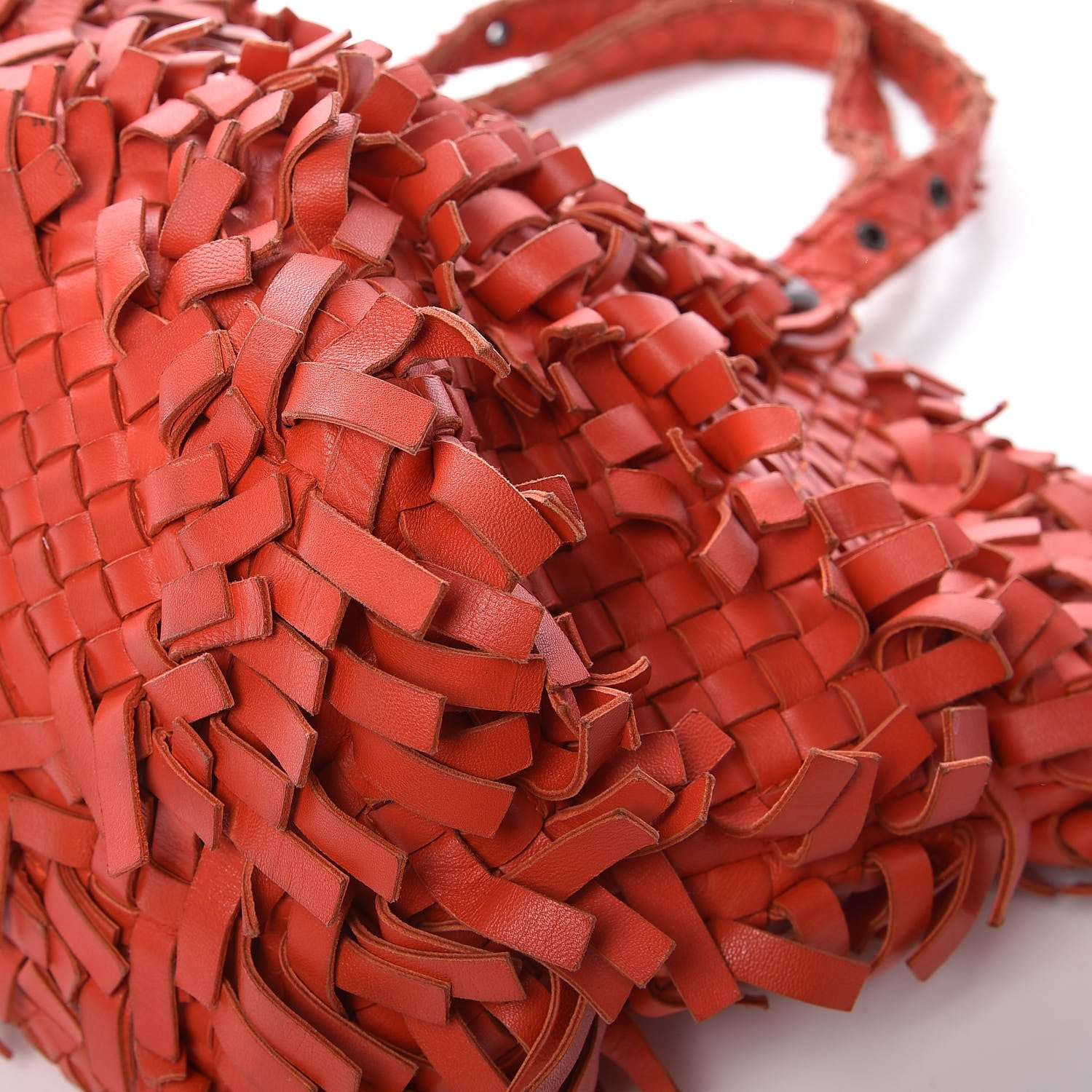 Bottega Veneta Nappa Intrecciato Patchwork Frayed Tote 9 of 11