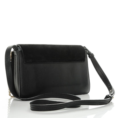 Chloe Suede Calfskin Small Faye Shoulder Bag Black 3 of 6