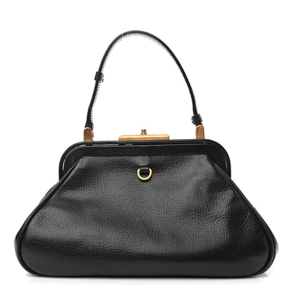 Prada Goatskin Cerniera Doctor Bag Black 1 of 11