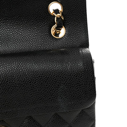Chanel Caviar Quilted Small Double Flap Black 13 of 15