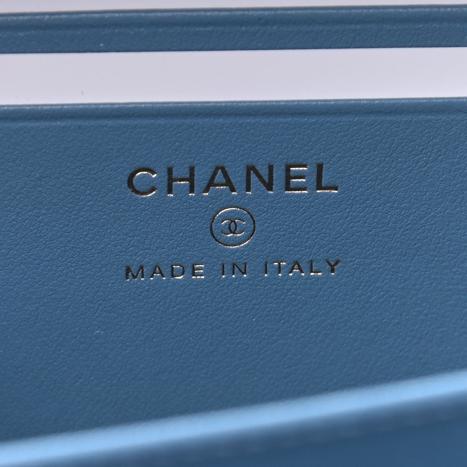Chanel Denim Quilted CC Pearl Crush Camera Case Blue 6 of 9