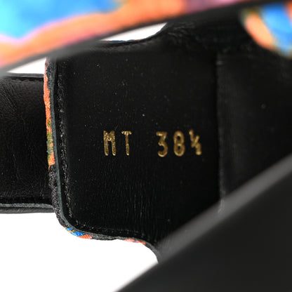 Christian Dior Technical Fabric Mizza Print Dioract Sandals 38.5 Multicolor 8 of 9