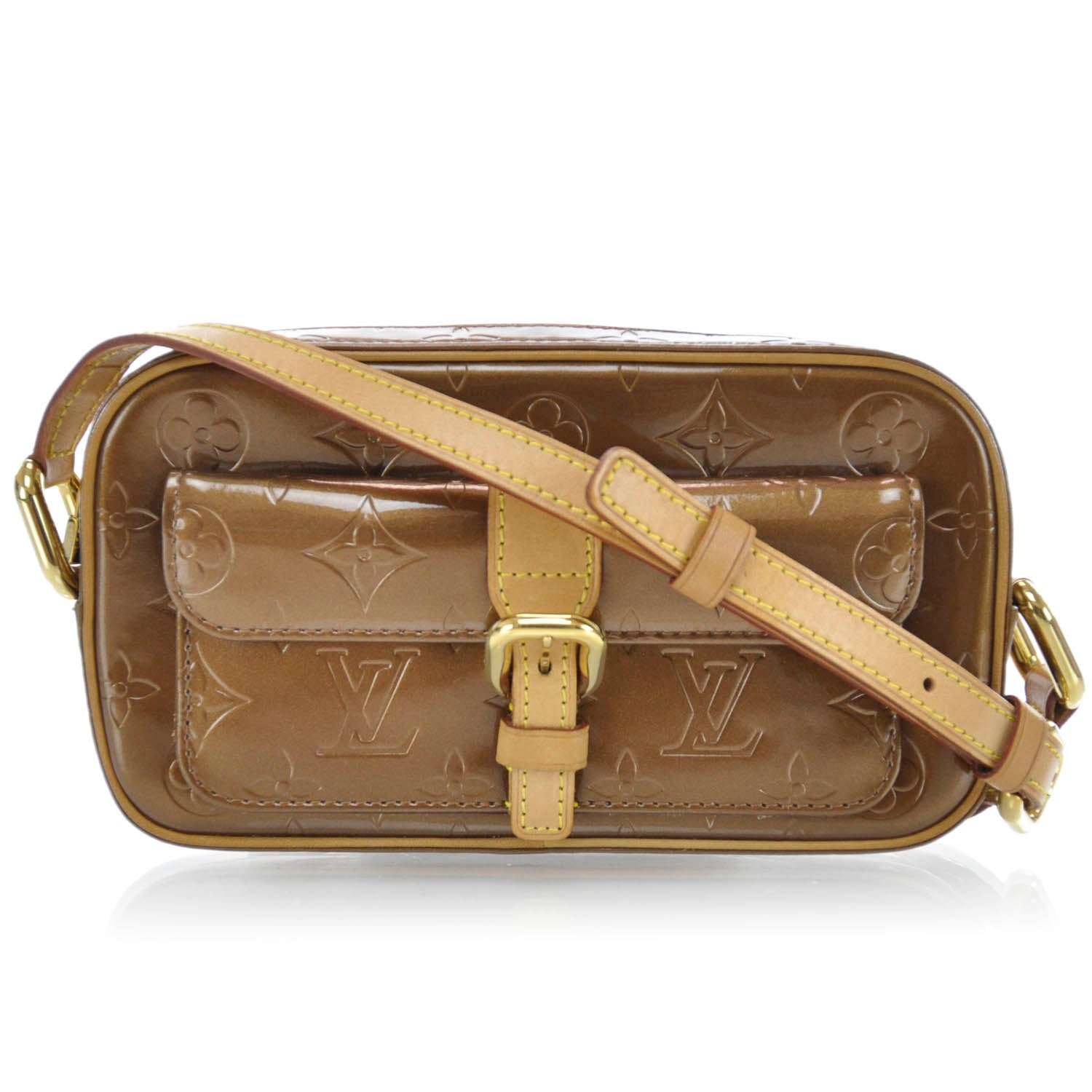 Louis Vuitton Vernis Christie MM Bronze 1 of 6