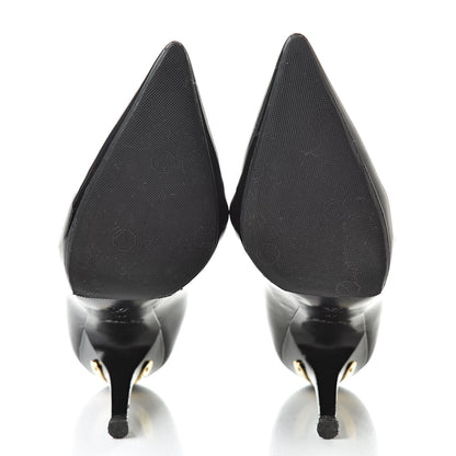 Louis Vuitton Patent Calfskin Pumps 37 Black 7 of 13