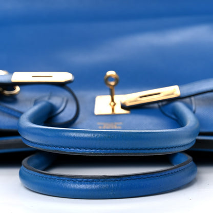 Hermes Courchevel Birkin 35 Bleu France 13 of 66