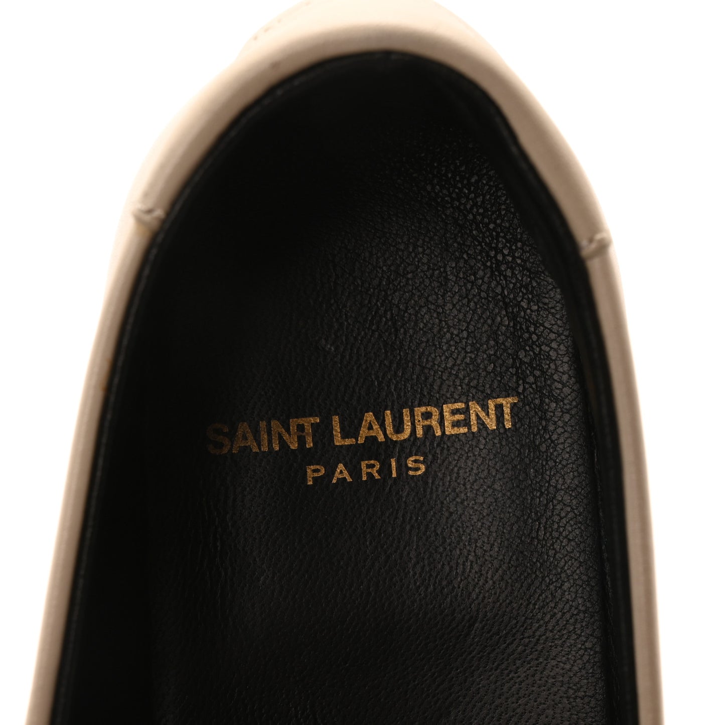 Calfskin Penny Loafers 37 Pearl