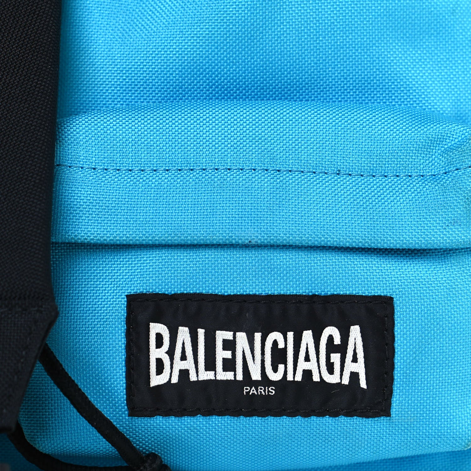 Balenciaga Recycled Casual Nylon Mini Oversized Backpack Cyclades Blue 6 of 14