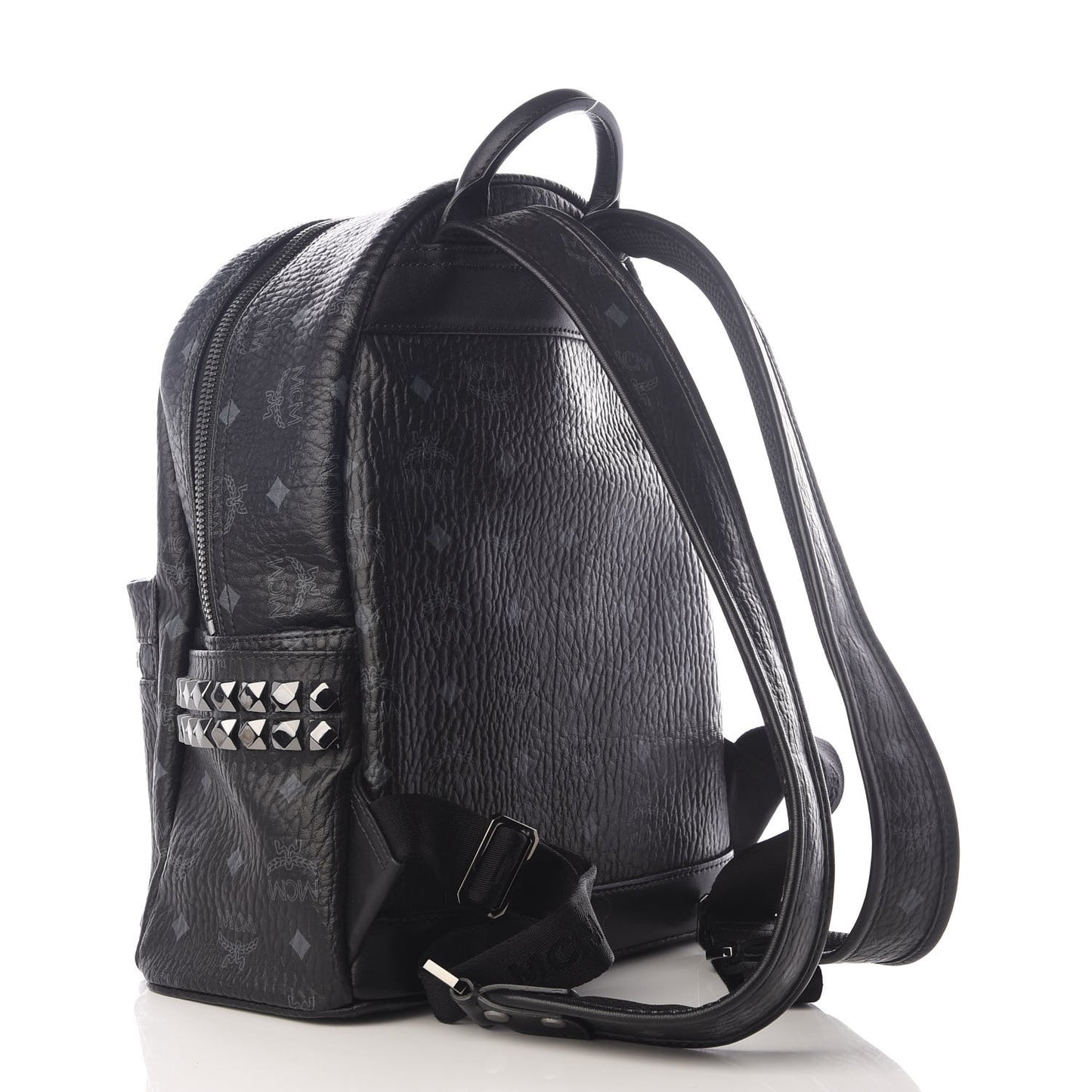 Visetos Small Side Stud Stark Backpack Black
