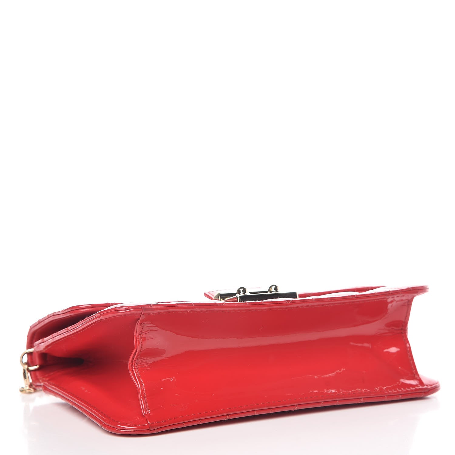 Christian Dior Patent Cannage Miss Dior Promenade Pouch Red 4 of 22