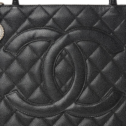 Chanel Caviar Quilted Medallion Tote Black 7 of 11