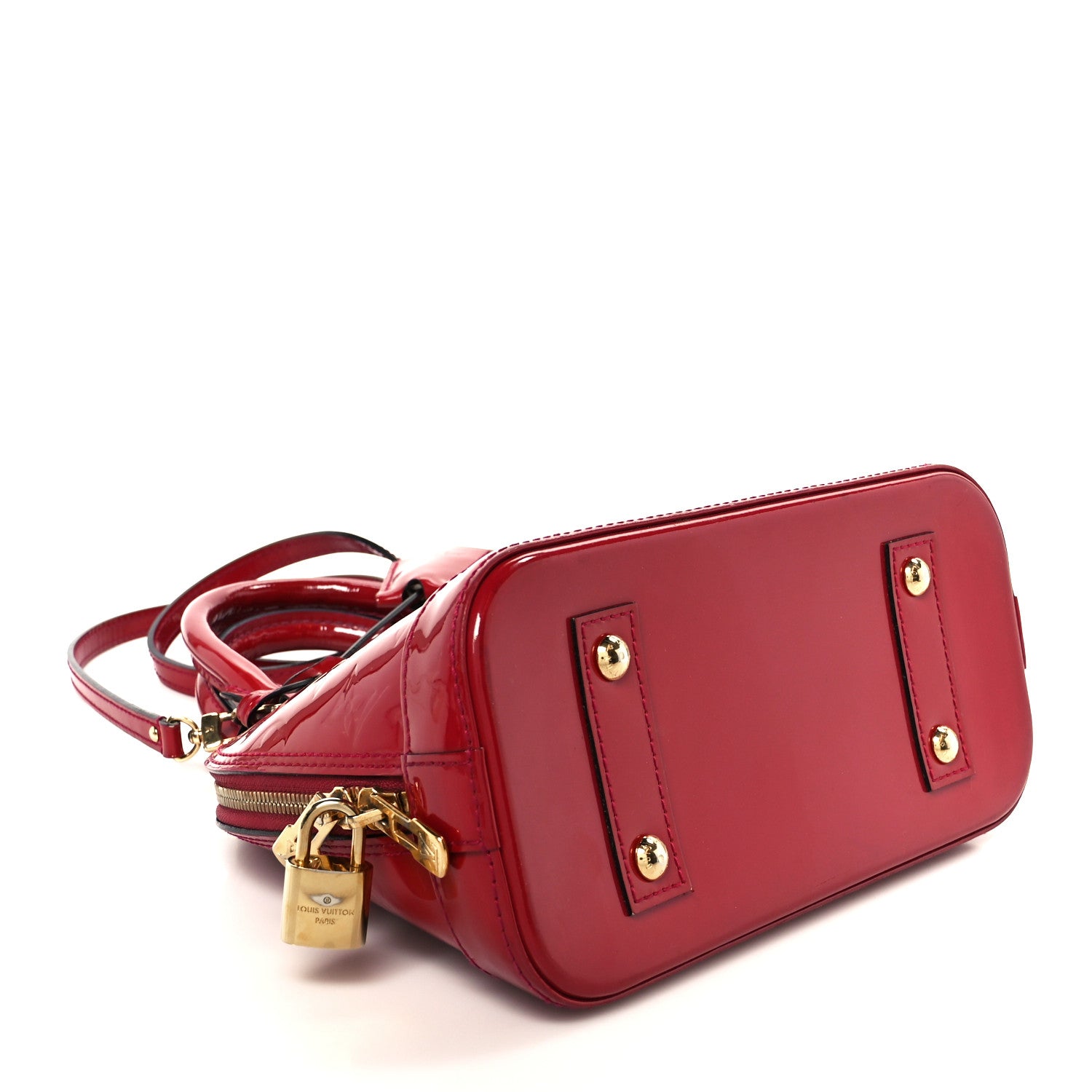 Louis Vuitton Vernis Alma BB Rose Indien 4 of 10