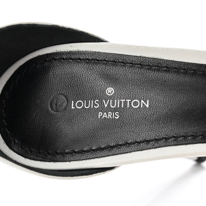 Louis Vuitton Calfskin Call Back Sandals 40 White 6 of 10