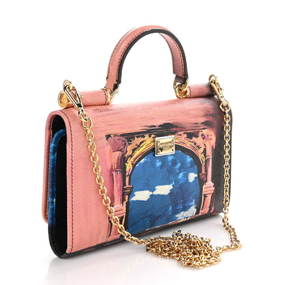 Dolce & Gabbana Dauphine Roma Printed Wallet On Chain Multicolor 3 of 8