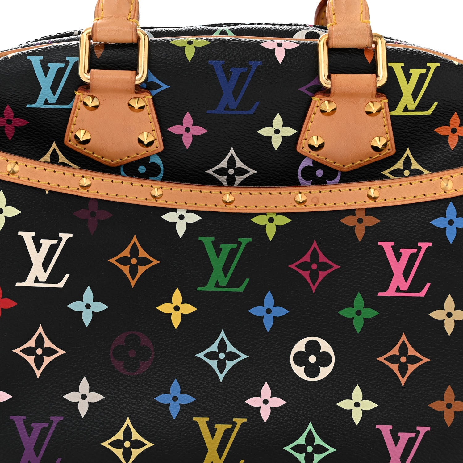 Louis Vuitton Monogram Multicolor Trouville Black 7 of 10