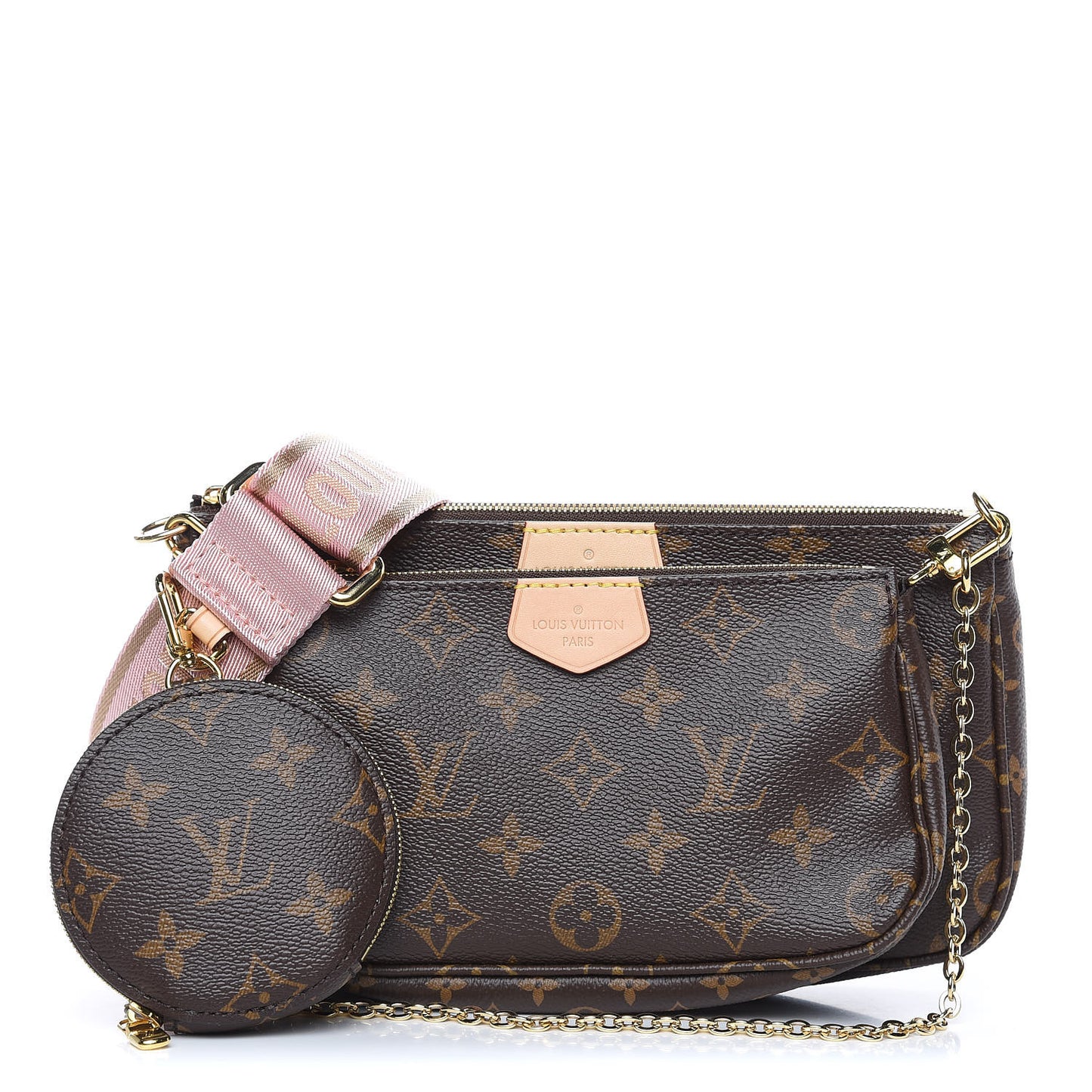 Monogram Multi Pochette Accessories Rose Clair