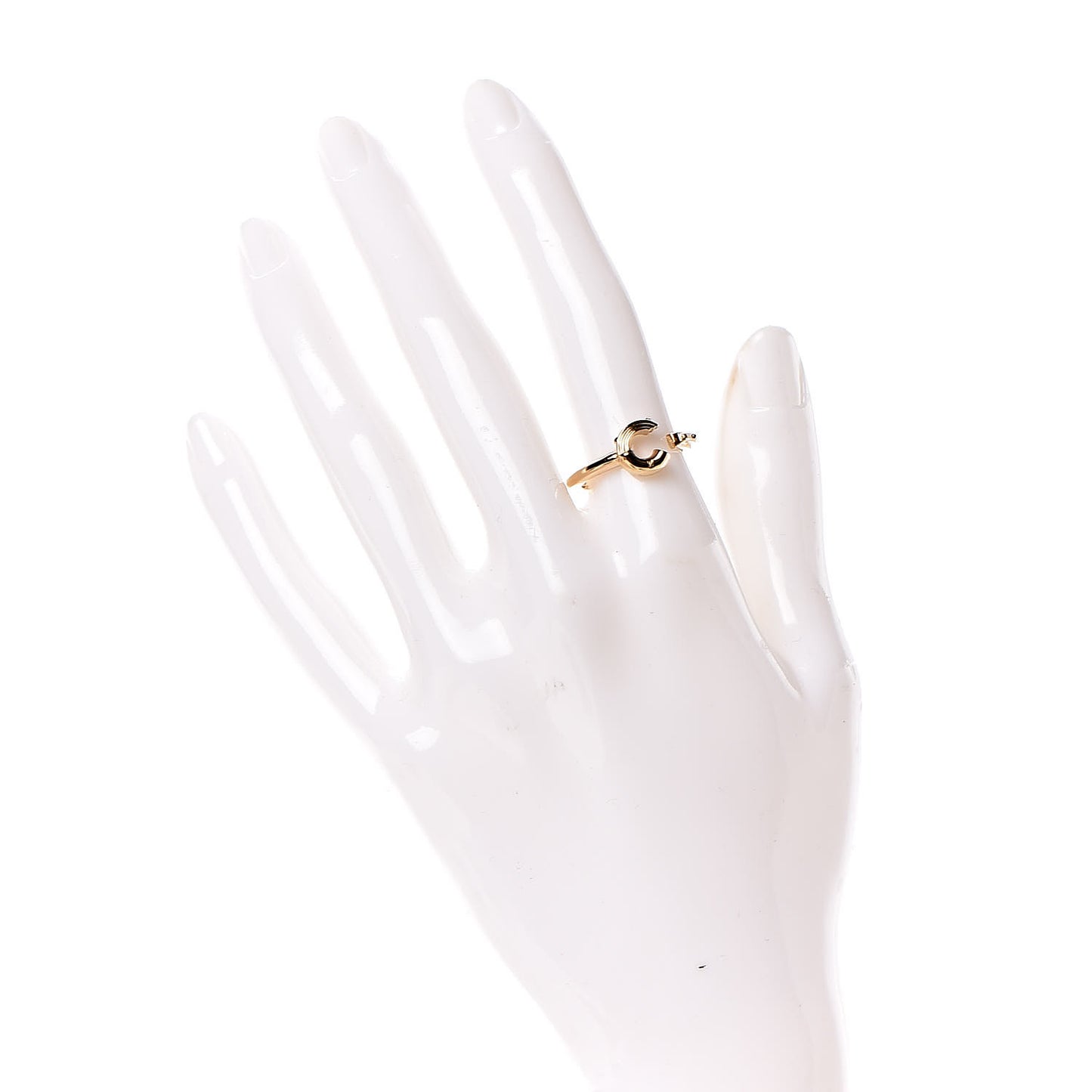 LV And Me Letter C Ring M Gold