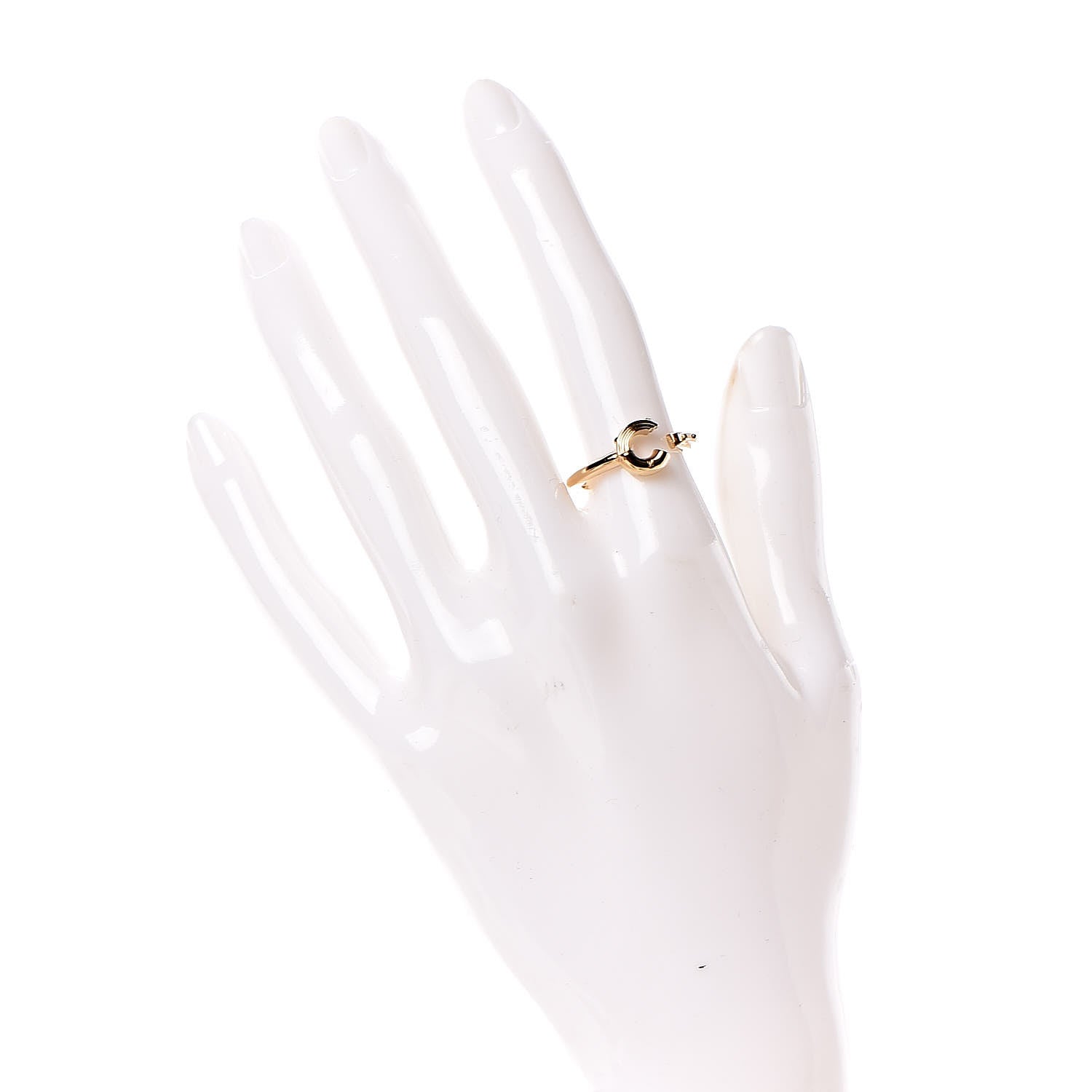 Louis Vuitton LV And Me Letter C Ring M Gold 2 of 7