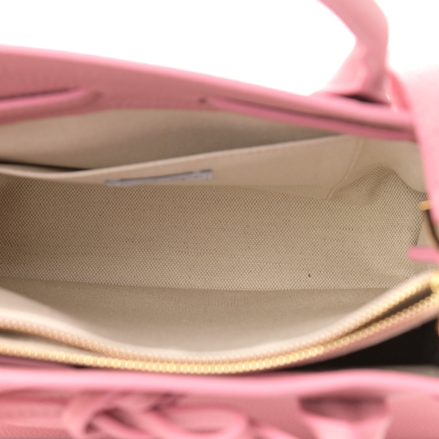 Tumbled Calfskin Sun Bag Peony