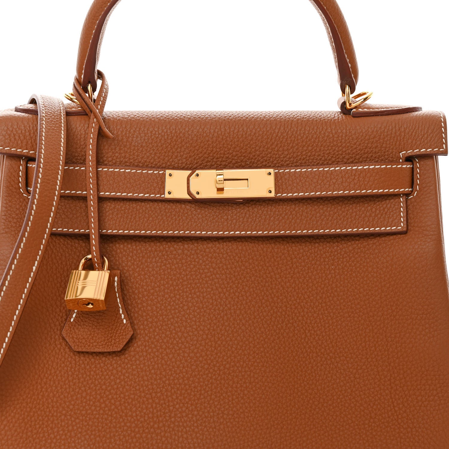 Hermes Togo Kelly Retourne 28 Gold 8 of 12