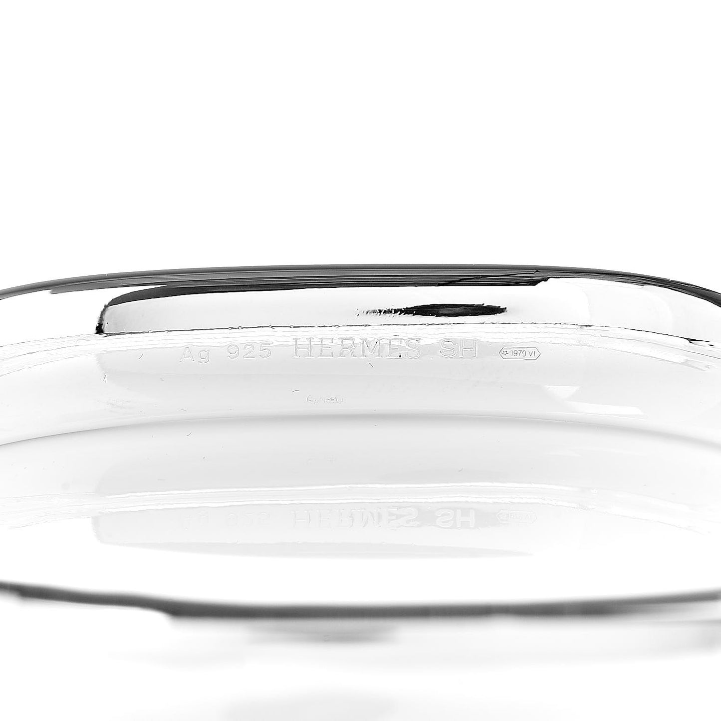 Sterling Silver Square Bangle Bracelet SH