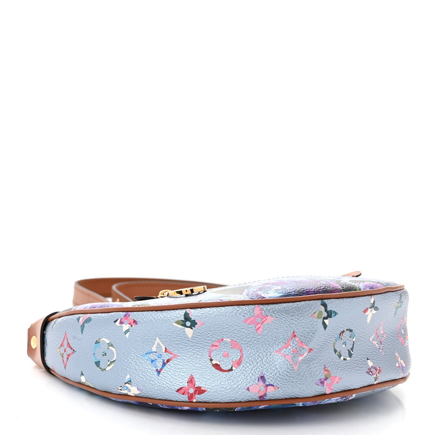 Metallic Monogram LV Garden Loop PM Blue