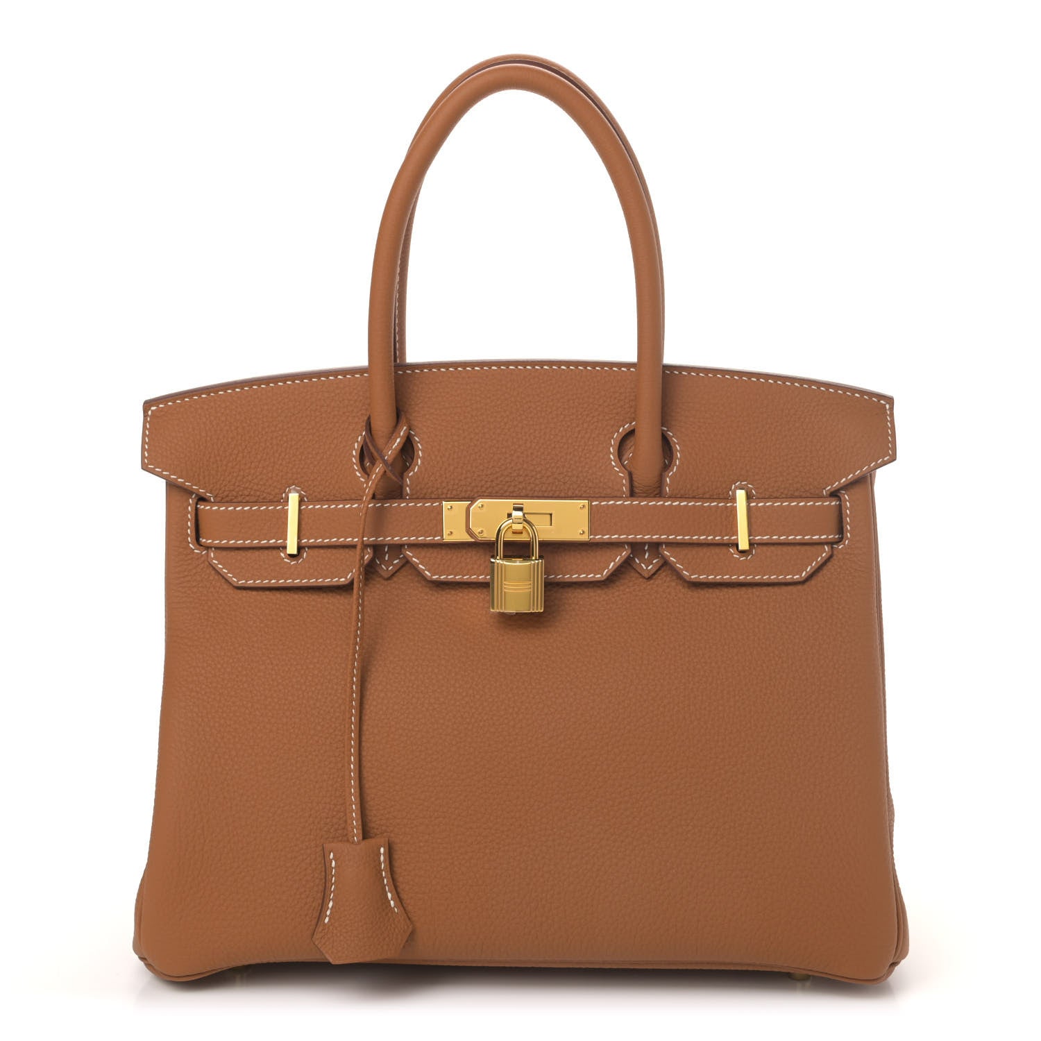 Hermes Togo Birkin 30 Gold 1 of 9