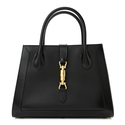 Gucci Boarded Plutone Calfskin Medium Jackie 1961 Tote Black 1 of 10