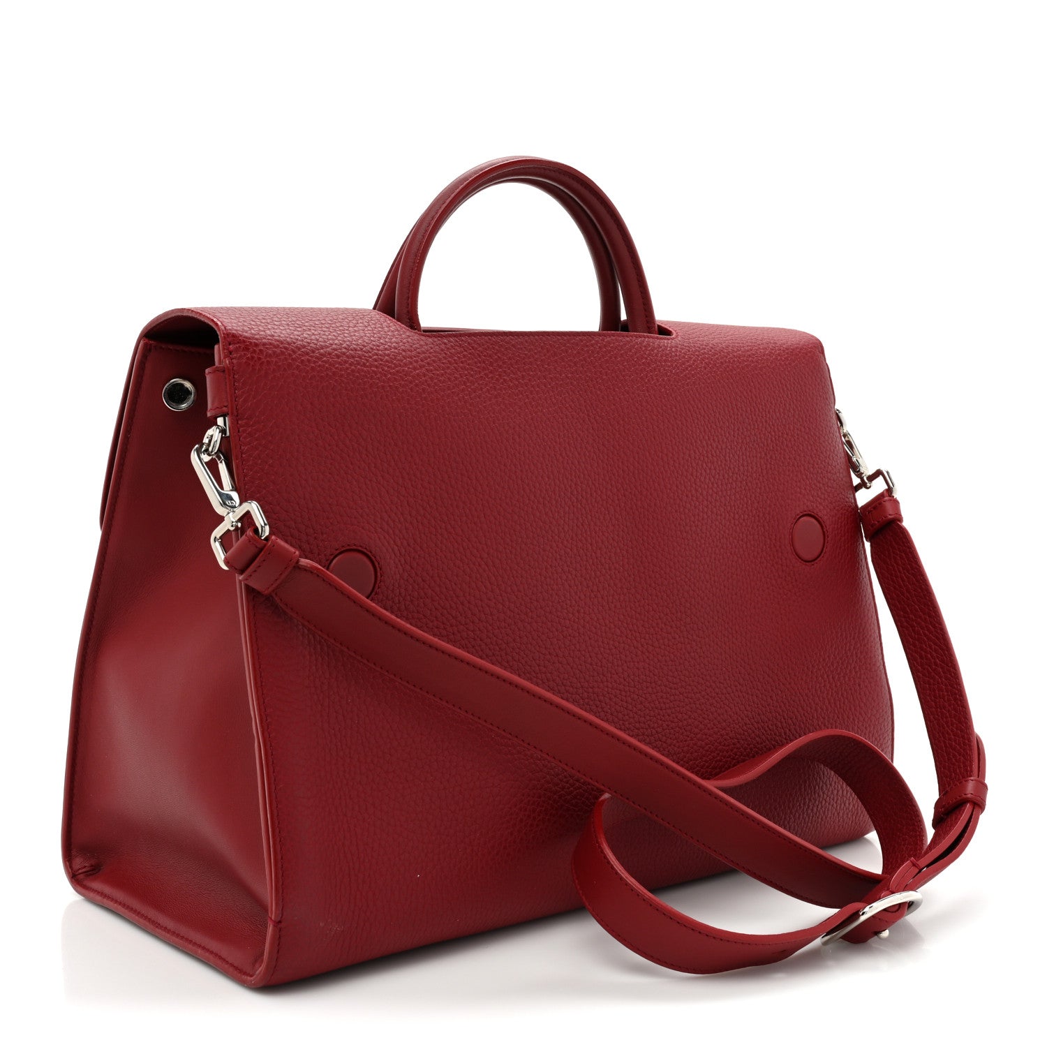 Christian Dior Bullcalf Medium Diorever Flap Red 3 of 16