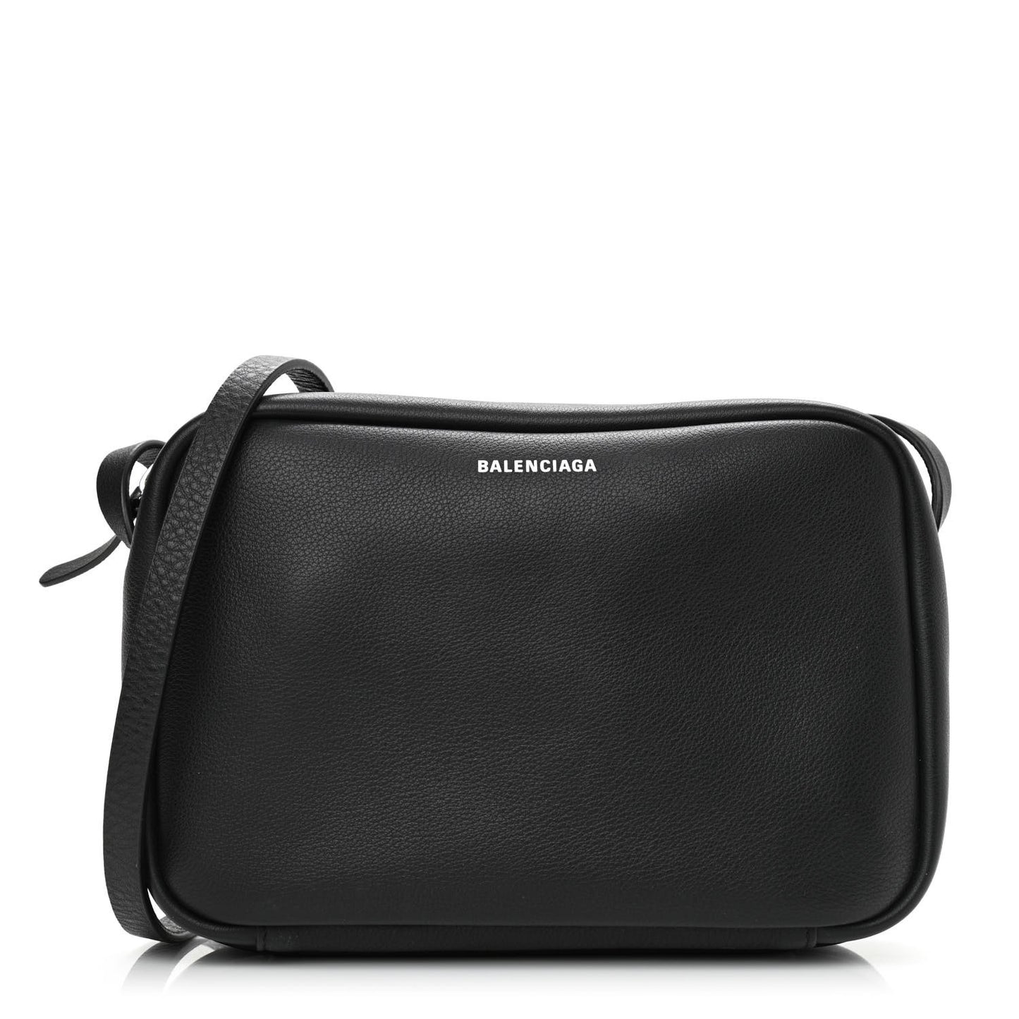 Calfskin Logo S Everyday Camera Bag Black