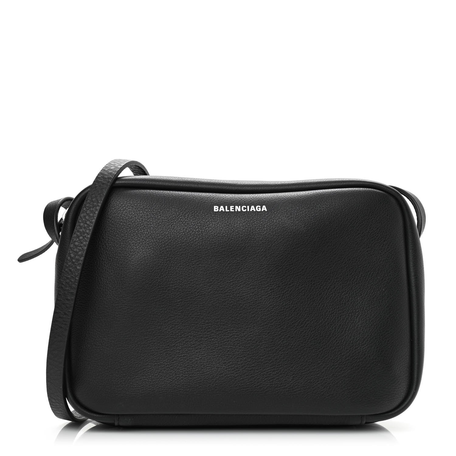Balenciaga Calfskin Logo S Everyday Camera Bag Black 1 of 8