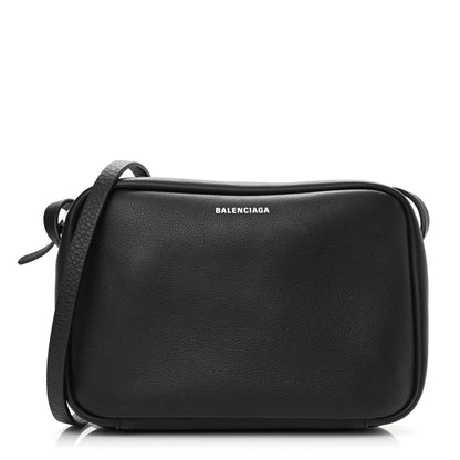 Balenciaga Calfskin Logo S Everyday Camera Bag Black 1 of 8