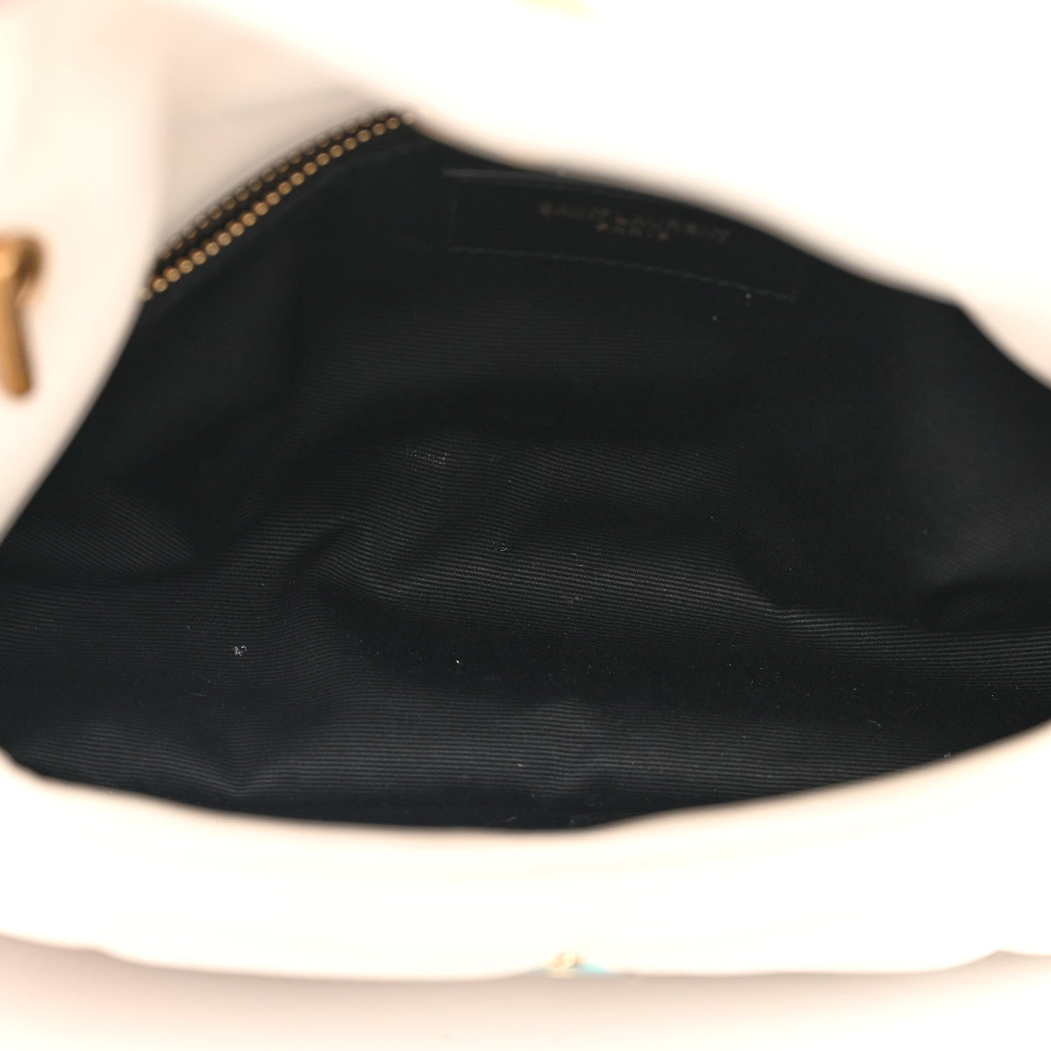 Saint Laurent Lambskin Quilted Toy Loulou Puffer Monogram Chain Satchel Crema Soft 5 of 11