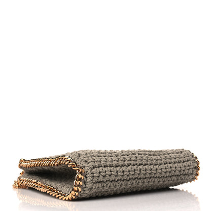 Stella McCartney Cotton Crochet Mini Falabella Tote Taupe 4 of 8