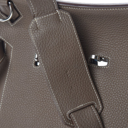 Hermes Taurillon Clemence Jypsiere 34 Etoupe 19 of 19