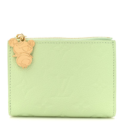 Louis Vuitton X TM Empreinte Monogram Lisa Wallet Green Tea 1 of 8