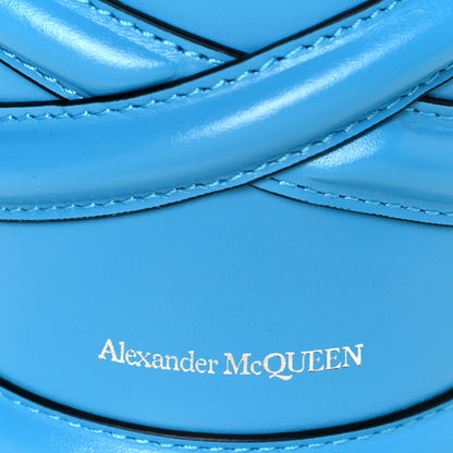 Alexander McQueen Calfskin The Curve Mini Shoulder Bag Cerulean 7 of 10