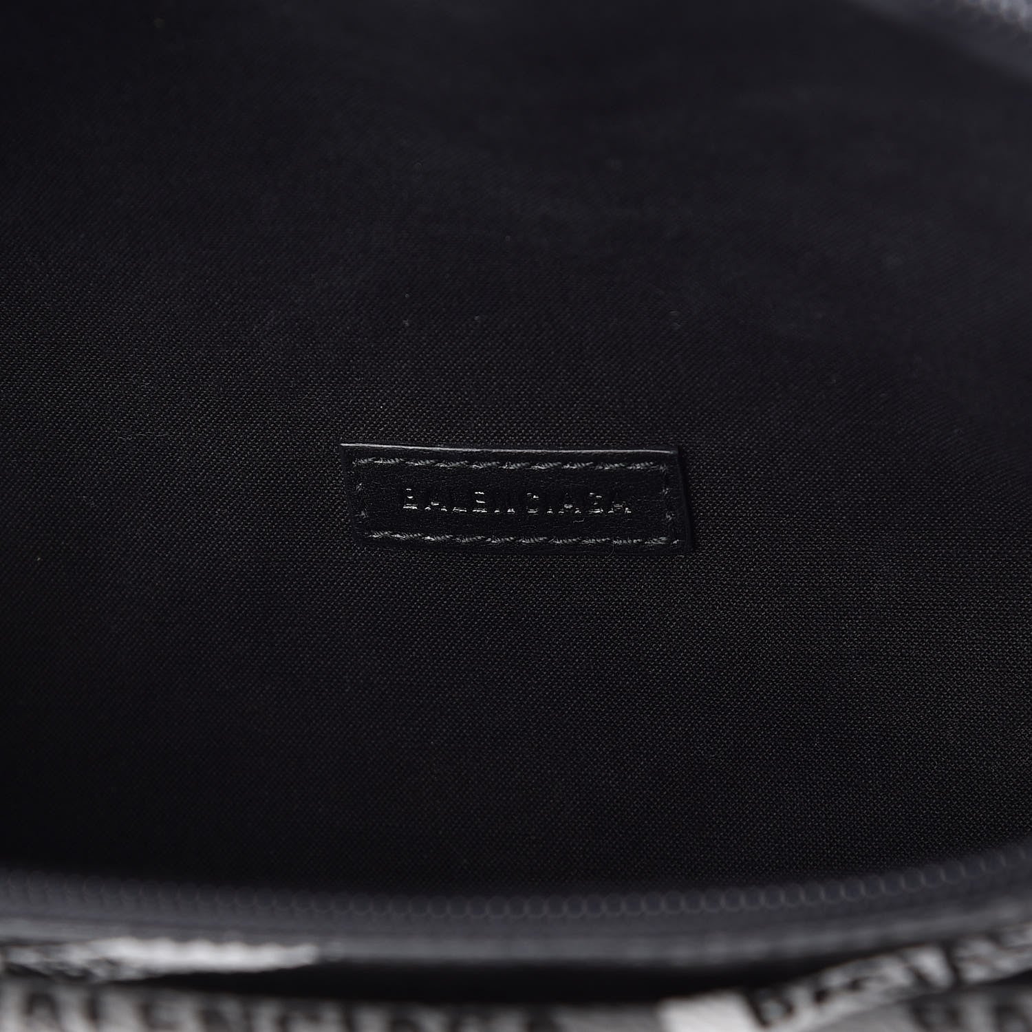 Balenciaga Coated Canvas Losange Monogram Explorer Belt Bag Black Grey 6 of 10