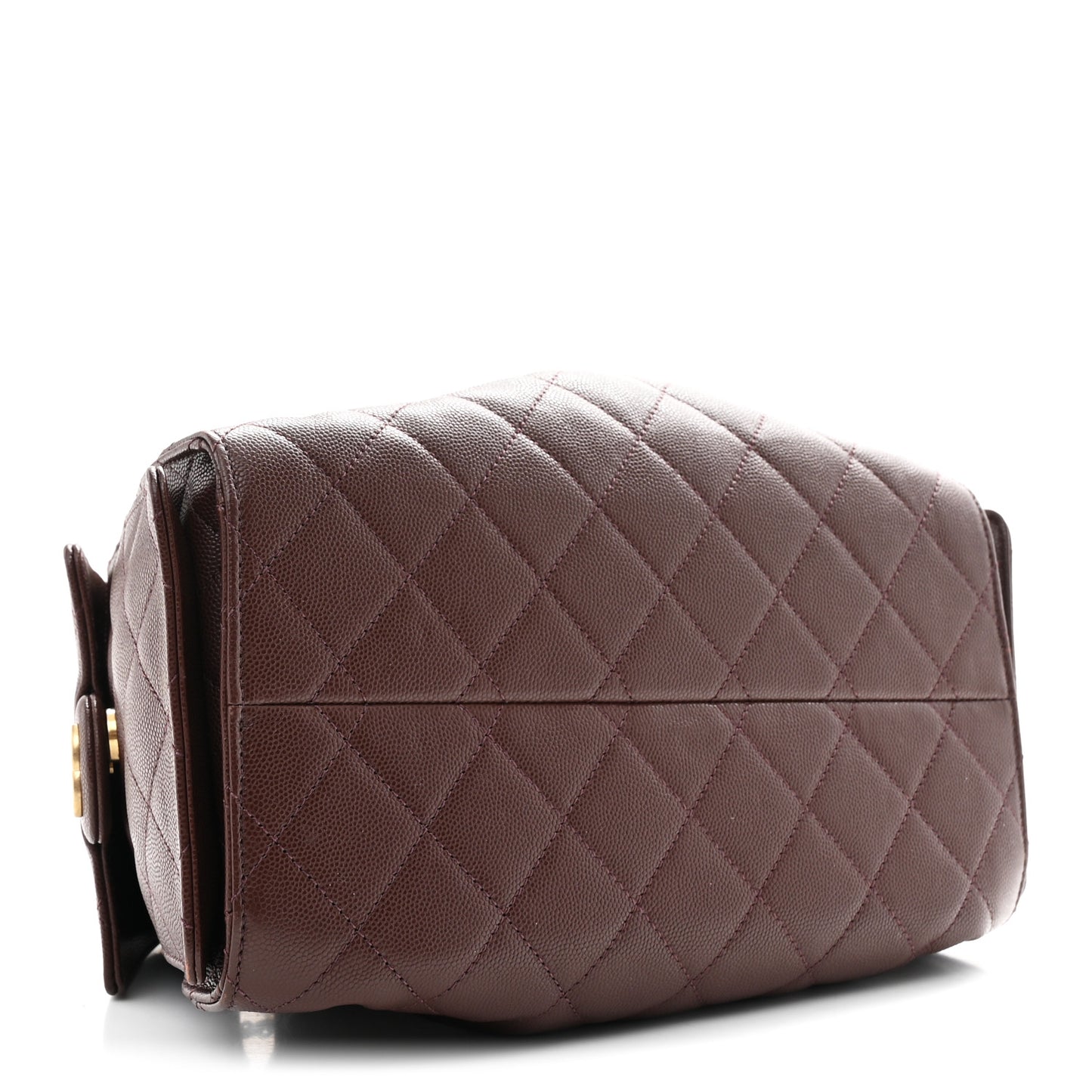 Caviar Quilted Small Chanel 25 Handbag Burgundy