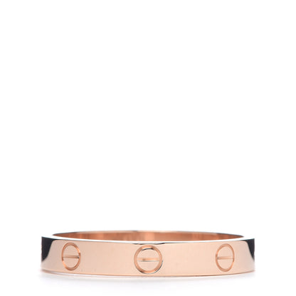 Cartier 18K Pink Gold 3.5mm LOVE Wedding Band Ring 64 10.75 3 of 4
