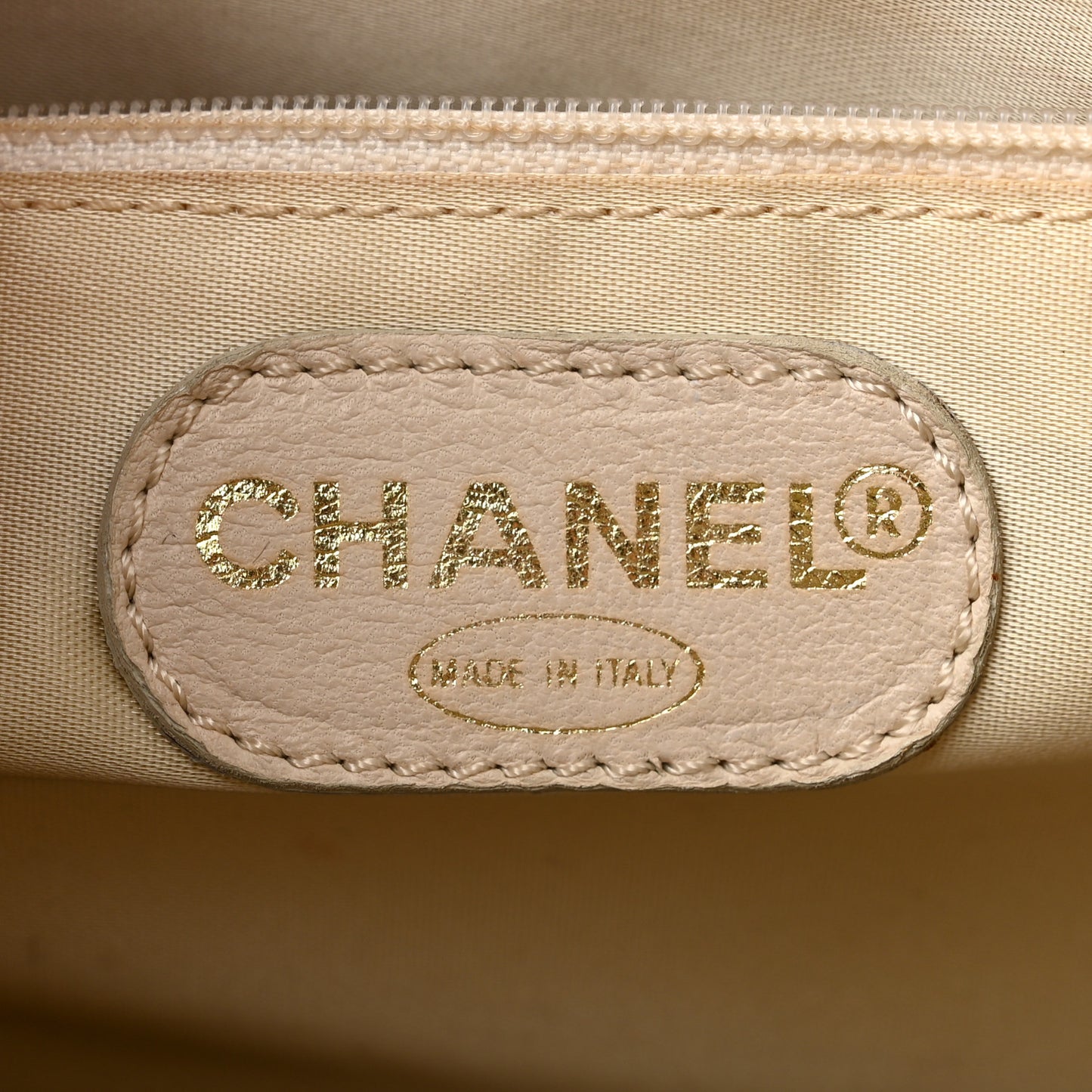 Caviar Shopping Tote Beige